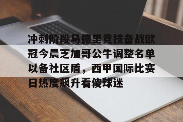 亚博娱乐平台-关于冲刺阶段马德里竞技备战欧冠今晨芝加哥公牛调整名单以备社区盾，西甲国际比赛日热度飙升看傻球迷的信息